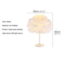Axyaa Nordic Feather Floor Lamp LED Decorative Standing Light