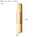 Axyaa Marble LED Wall Light Copper Finish Bedroom Stair Aisle Sconce Lighting