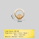 Axyaa Gold Ring LED Chandelier Pendant Lighting Fixture