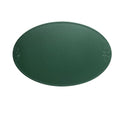 Axyaa Oval Leather Placemat 10PCS - Orange Waterproof Dining Table Mat Home Kitchen