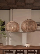 Axyaa Wind Vine Weaving Chandelier: Retro Countryside Lighting for Southeast Asian Style