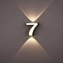 Axyaa Numeric Model Outdoor Wall Light - Modern Waterproof Night Lamp for Home, Garden & Courtyard