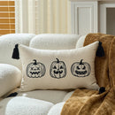 Axyaa Halloween Pumpkin Funny Pillowcase Cojines 30x50/45x45cm