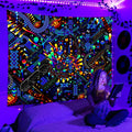 Axyaa Psychedelic Space Tapestry Wall Hanging for Bedroom and Dorm Decor