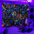 Axyaa Psychedelic Space Tapestry Wall Hanging for Bedroom and Dorm Decor