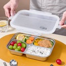 Axyaa Stainless Steel Bento Lunch Box with Lid - Durable Food Container