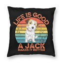 Axyaa Jack Russell Terrier Nordic Pillowcase for Stylish Living Room Decor