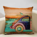 Axyaa Linen Pillow Case 45x45cm for Home Decor and Relaxation