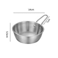 Axyaa Stainless Steel Golden Rice Wine Bowl Set - Seasoning Dishes Snack Cups