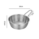 Axyaa Stainless Steel Golden Rice Wine Bowl Set - Seasoning Dishes Snack Cups