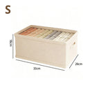 Axyaa Closet Organizer Box Pants Jeans Sweater Storage Compartment Basket