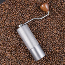 Axyaa Stainless Steel Manual Coffee Grinder with Extended Handle