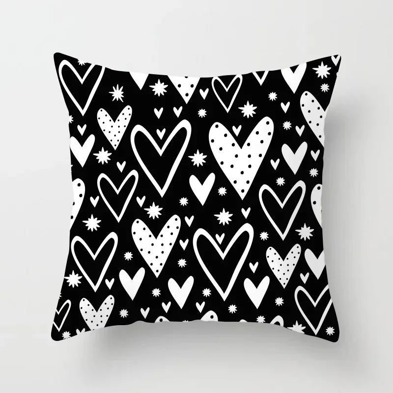 Axyaa Geometric Stripe Printed Pillowcase - Modern Home Decor