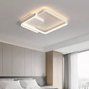 Axyaa Modern Circle Ring LED Ceiling Lamp Dimmable Minimalism Bedroom Lighting