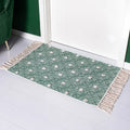 Axyaa Geometric Tufted Tassel Rug Tapestry for Home Decor