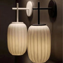 Axyaa Retro Chinese Style Silk Wall Light Bedside Sconce Lamp for Bedroom Study