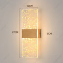Axyaa LED Acrylic Wall Lamp: Modern Decorative Lighting for Bedroom, Corridor, Staircase