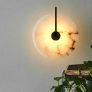 Axyaa Marble LED Sconce: Modern Stone Wall Light for Home, Hotel, Bathroom