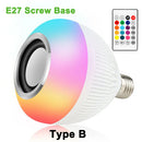 Axya Smart LED Speaker Bulb - Dimmable RGB Color Changing Music Light