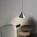Axyaa Modern Pendant Lamp Brushed Sliver Black Lights for Bedroom, Kitchen, Dining Room