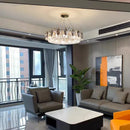Axyaa Crystal Chandelier: Modern Luxury Lighting for Bedroom & Living Room