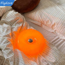 Axyaa Donut Glass Wall Lamp USB Plug LED Touch Switch Table Ornament