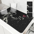 SpaceRose Absorbent Mat: Axyaa Astronaut Kitchen Drying Mat & Bathroom Drain Pad