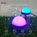 Axyaa RGBW LED String Lights: Festive Outdoor Decor with Remote Control