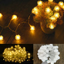 Axyaa Battery Power LED Ball Garland Lights: Perfect for Bedroom, Wedding, Camping Decor