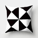 Axyaa Geometric Portrait Pillowcase - Stylish Home & Office Cushion Cover