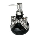 Axyaa Bow Soap Dispenser Set for Bathroom Hand Sink - Refillable Shampoo Conditioner Bottles