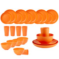 Axyaa Green Wheat Straw Cutlery Set and Tableware Collection