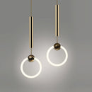 Axyaa Gold Ring Pendant Lights for Stylish Indoor Lighting