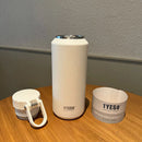 Axyaa Stainless Steel Insulated Bottle Portable Handle Hot/Cold Drinking Cup
