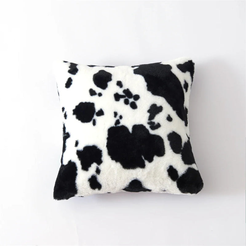Cow Pattern Pillow Cover 45x45cm by Axyaa: Home Decor for Sofa Living Room
