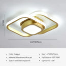 Axyaa Golden LED Ceiling Lamps for Home Decor Aisle Corridor Light Balcony