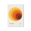 Axyaa Bauhaus Minimalist Geometry Wall Art Canvas Painting Living Room Decor