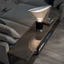 Axyaa Glass Radar Table LED Lamp Light for Living Room & Bedroom