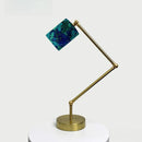 Axyaa Adjustable Metal Base Reading Lamp with Liberty Fabric Shade