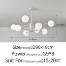 Axyaa Nordic Modern LED Chandeliers Decorative Ball Pendant Light for Home and Restaurant