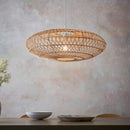 Axyaa Hand-woven Rattan Pendant Light - New Chinese Style Living Room Dining Luminaire