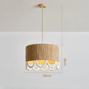 Axyaa Bohemian Hemp Rope Chandelier Pendant Light - Vintage Hanging Ceiling Lights