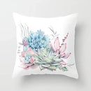 Axyaa Cactus Plants Pattern Cushion Cover Throw Pillow Decor Sofa Pillowcase