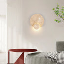 Axyaa Yellow Cave Stone LED Wall Lamp - Nordic Minimalist Living Room Sconce