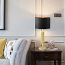Axyaa Dimming LED Table Lamp with Black Lampshade