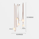 Axyaa Nordic Leather Belt Pendant Chandelier LED Light Decor