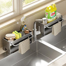 Axyaa Sink Caddy Set with Drainboard and Sponge Holder