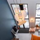Axyaa Minimalist Floor Lamp Speaker for Living Room, Restaurant, and Study Desk