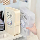 Axyaa Phone Case & Cable Organizer Box: Cute Desk Storage Container