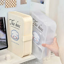 Axyaa Kawaii Phone Case & Cable Organizer Box: Cute Desk Storage Container